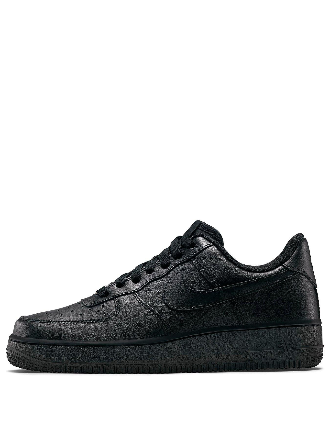 Black nike air discount force size 7