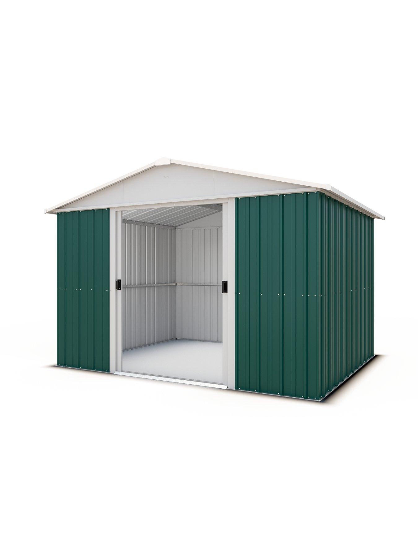 Image 2 of 6 of Yardmaster 9.4 x 7.5 ft Apex Roof Metal Garden Shed