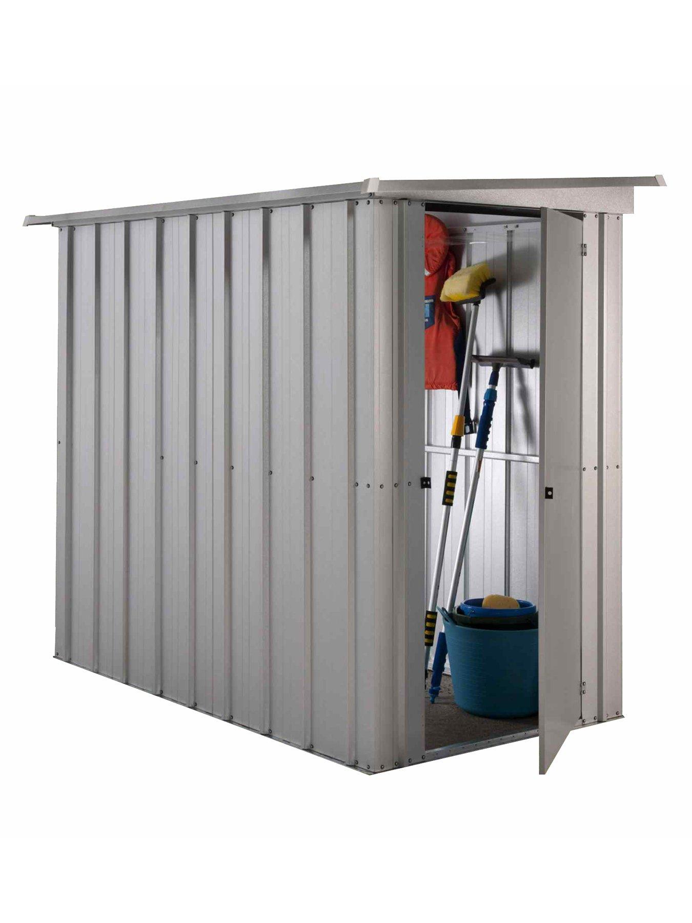 Image 2 of 4 of Yardmaster 3.9 x 5.2ft Single Door Metal Pent Roof Shed