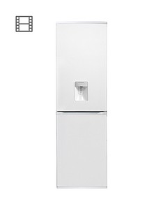 Hoover HFF195WWK 55cm Frost Free Fridge Freezer with Water Dispenser - White