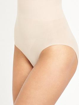 spanx high waisted seemless shaping control panty - nude