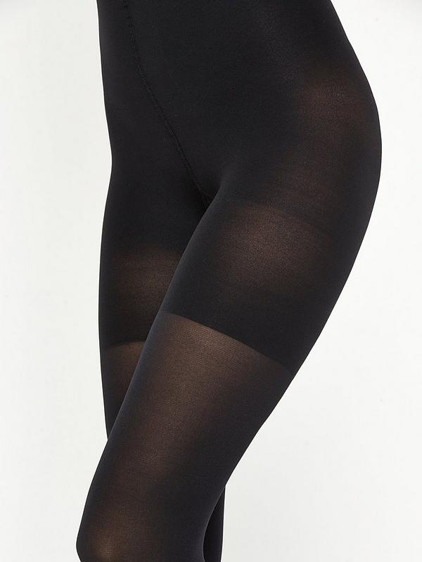 Spanx High-Waisted Luxe Leg Tights - Black