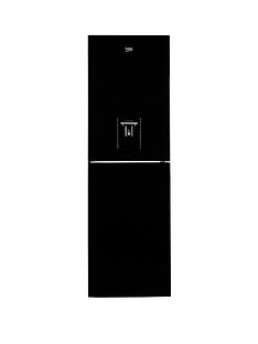 Beko CFE1691DB 60cm Frost Free Fridge Freezer with Water Dispenser - Black