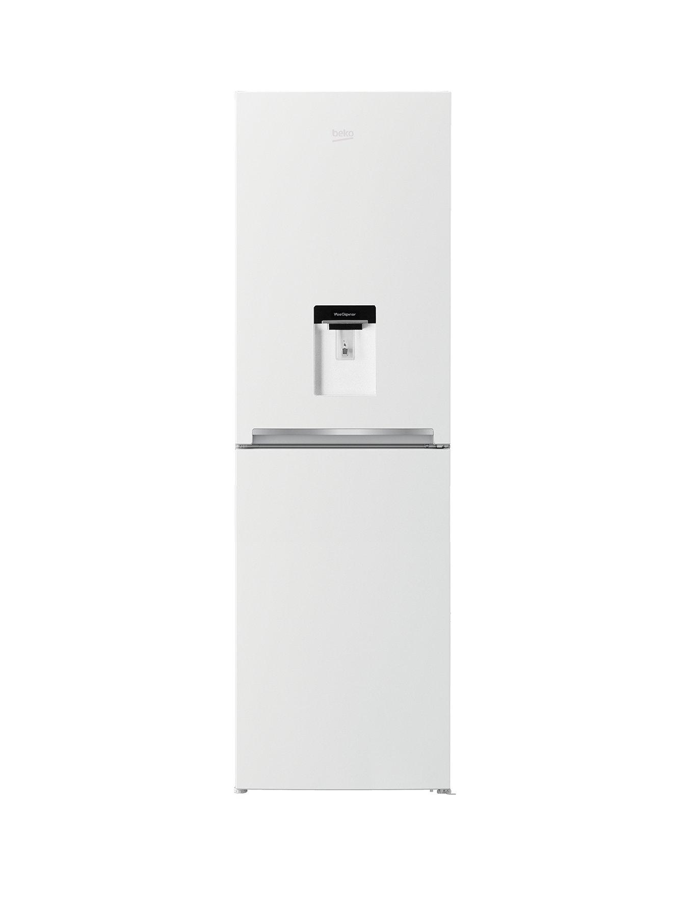 Beko Cfg1582dw 55cm Wide Frost Free Fridge Freezer With Water Dispenser White Very Co Uk