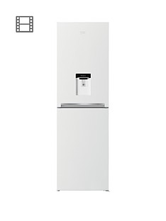 Beko CFG1582DW 55cm Wide Frost-Free Fridge Freezer with Water Dispenser - White