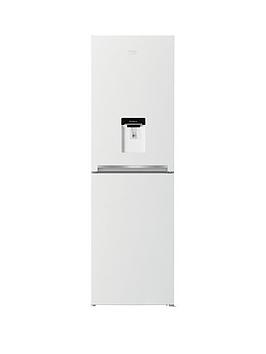 Beko Cfg1582Dw 55Cm Wide Frost-Free Fridge Freezer With Water Dispenser - White Best Price, Cheapest Prices