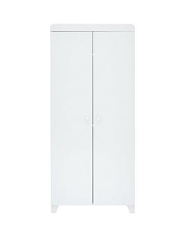Product photograph of Little Acorns Classic White Wardrobe from very.co.uk