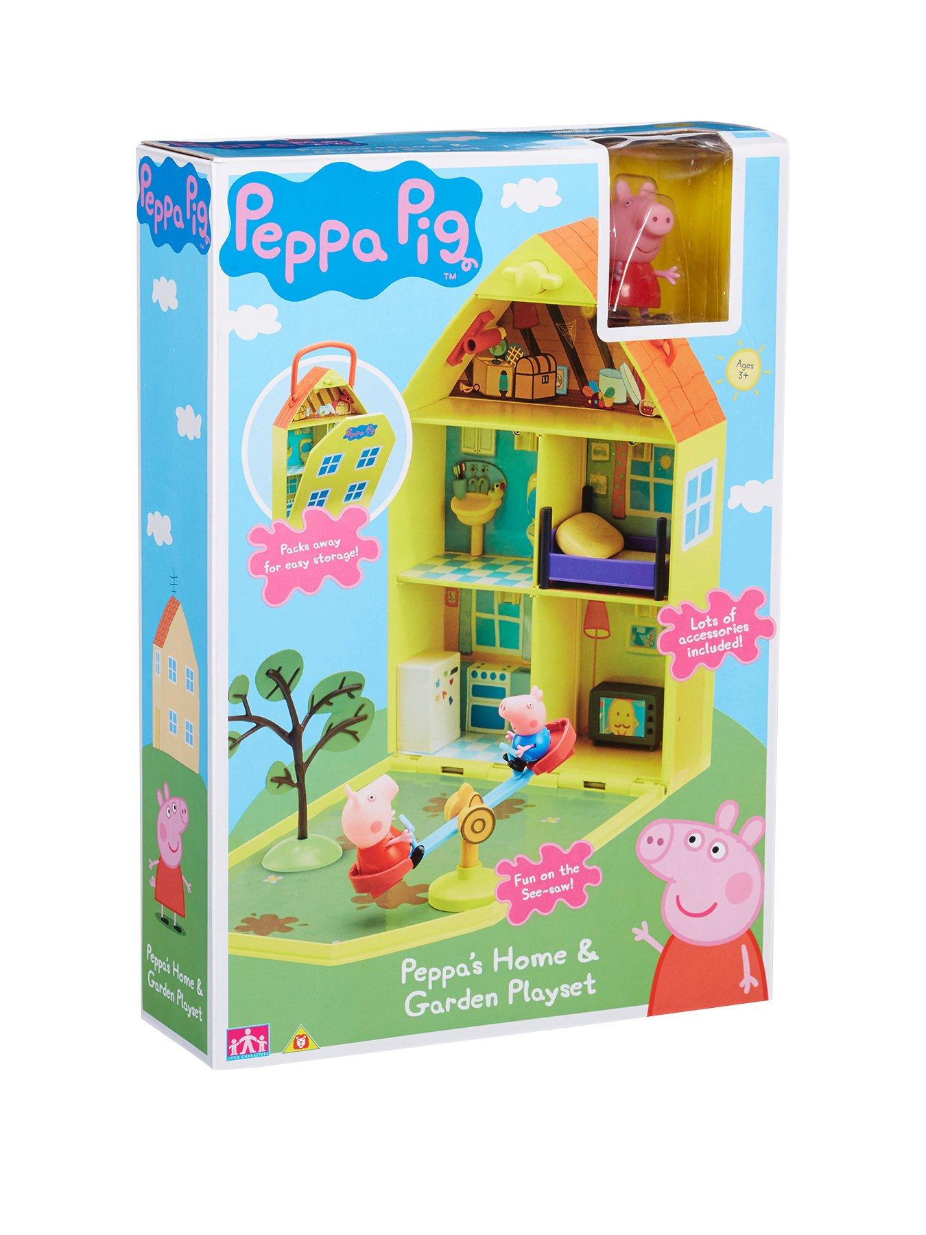 Peppa Pig Peppa S House Garden Playset Very Co Uk
