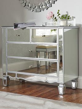 Product photograph of Very Home Mirage Mirrored 2 2 Drawer Chest - Fsc Reg Certified from very.co.uk