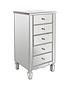  image of mirage-mirrored-5-drawer-chest