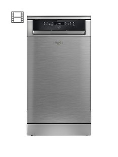 Whirlpool ADP502IX 10-Place Slimline Dishwasher - Stainless Steel