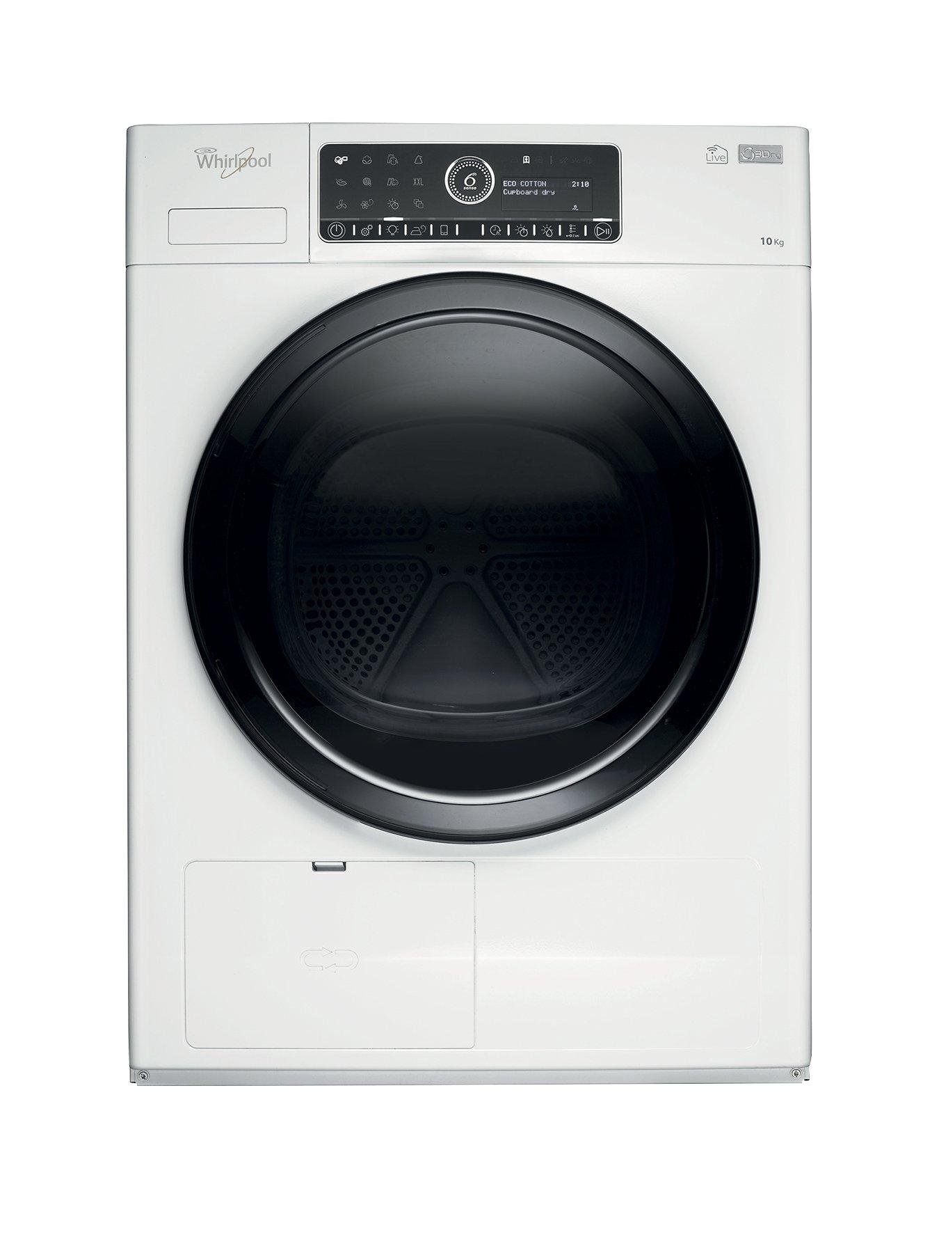Whirlpool Supreme Care Premium+ Hscx10441 10Kg Load, Heat Pump Tumble Dryer - White