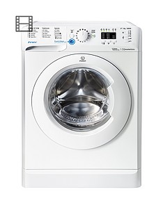 Indesit BWA81683XW 8kg Load, 1600 Spin Washing Machine - White