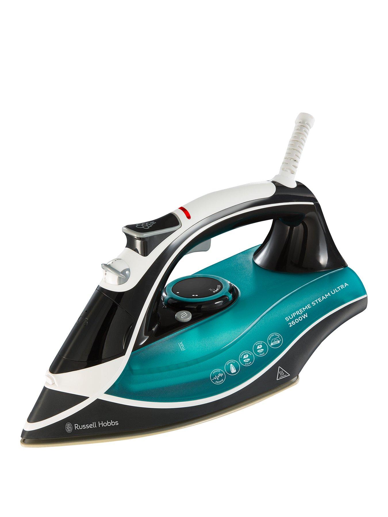 Product photograph of Russell Hobbs Supreme Steam Iron - 23260 from very.co.uk