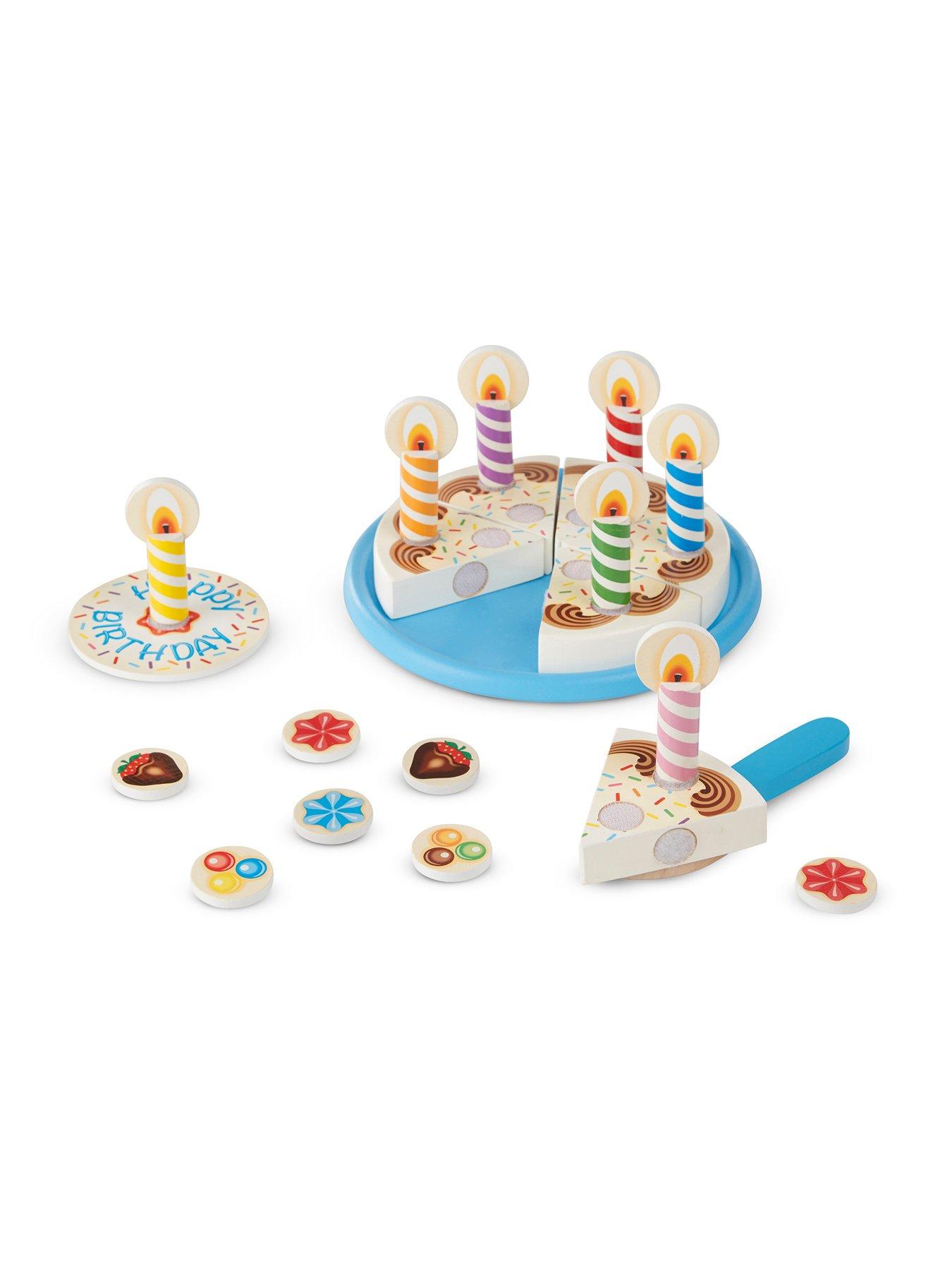 melissa and doug wooden birthday cake