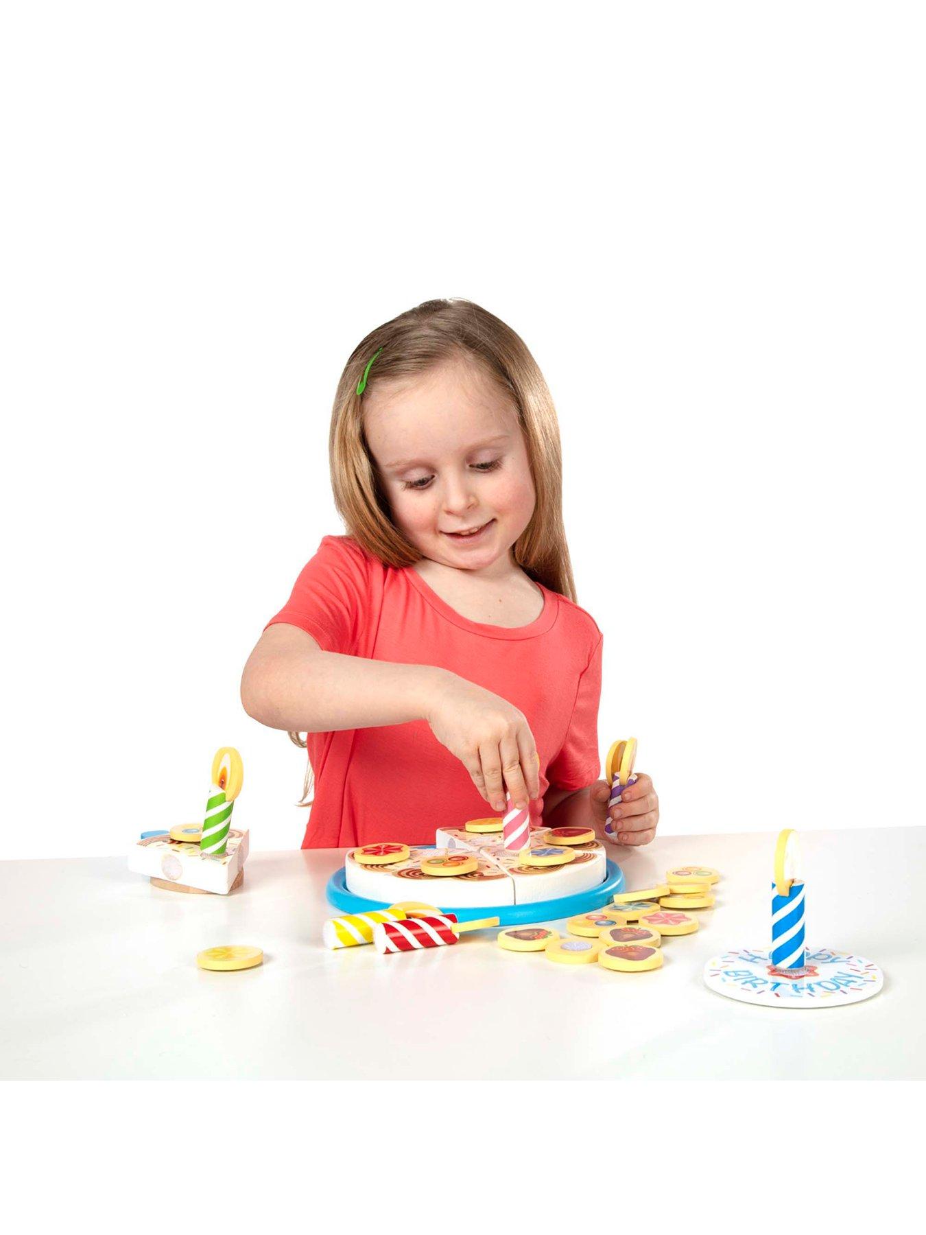 melissa and doug wooden birthday cake