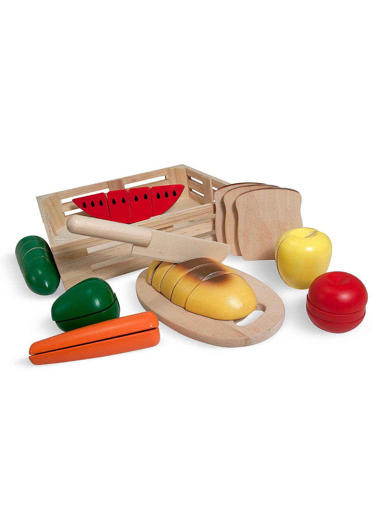 Image 3 of 5 of Melissa & Doug Wooden Cutting Food Set