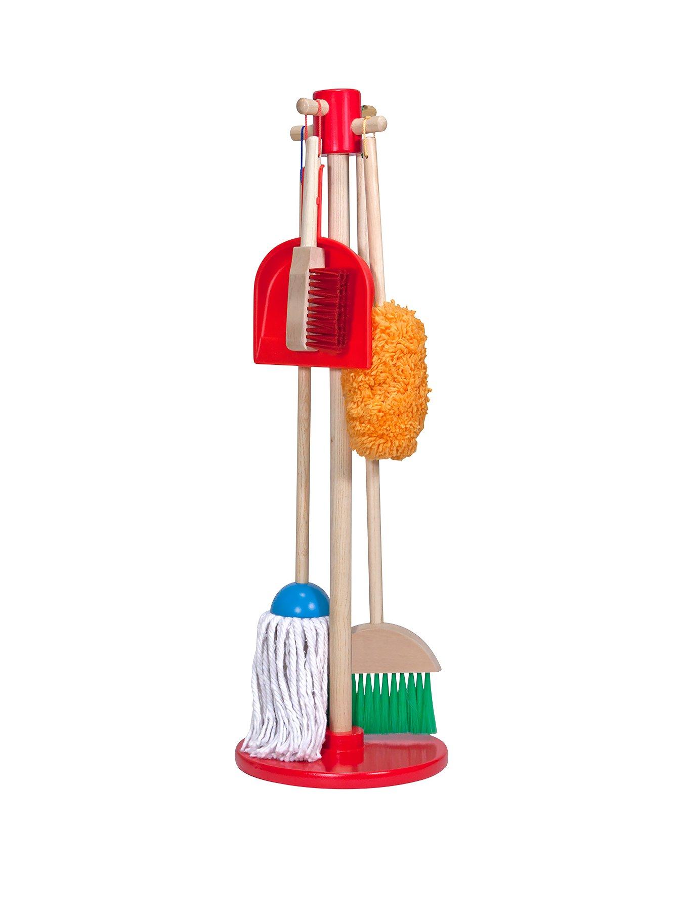 melissa & doug dust sweep & mop toy set