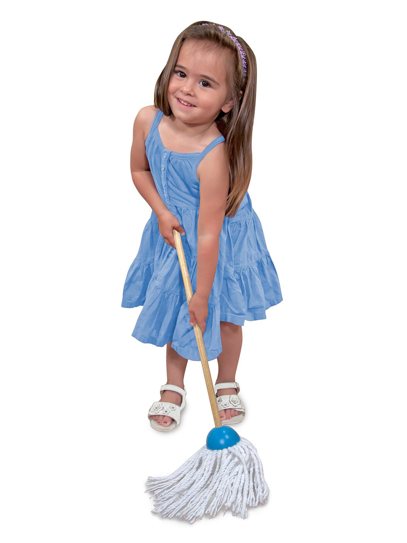 melissa & doug dust sweep & mop toy set