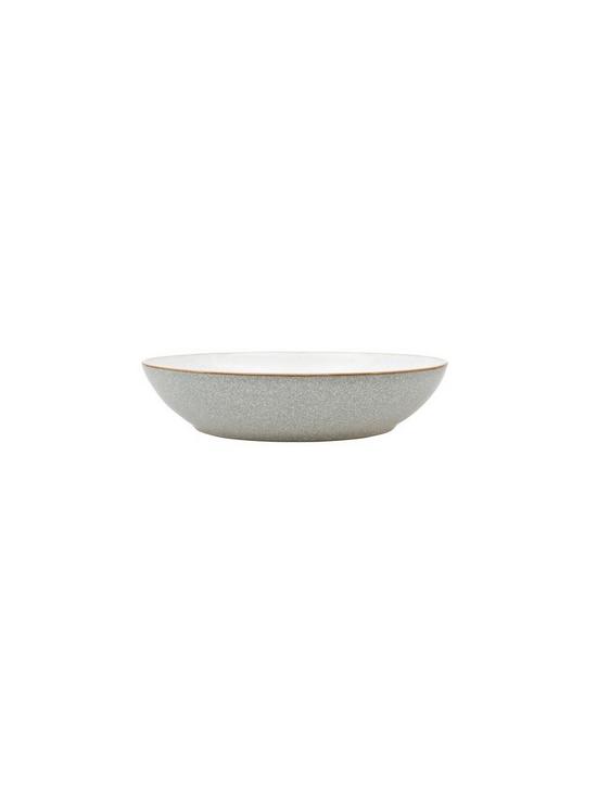 stillFront image of denby-elements-4-piece-pasta-bowl-set-light-grey