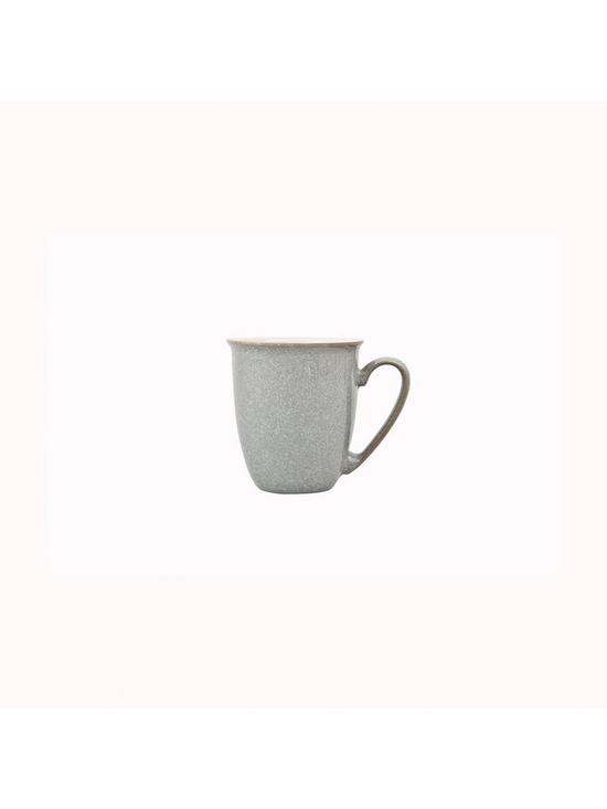 stillFront image of denby-elements-set-of-4-coffee-mugs-ndash-light-grey