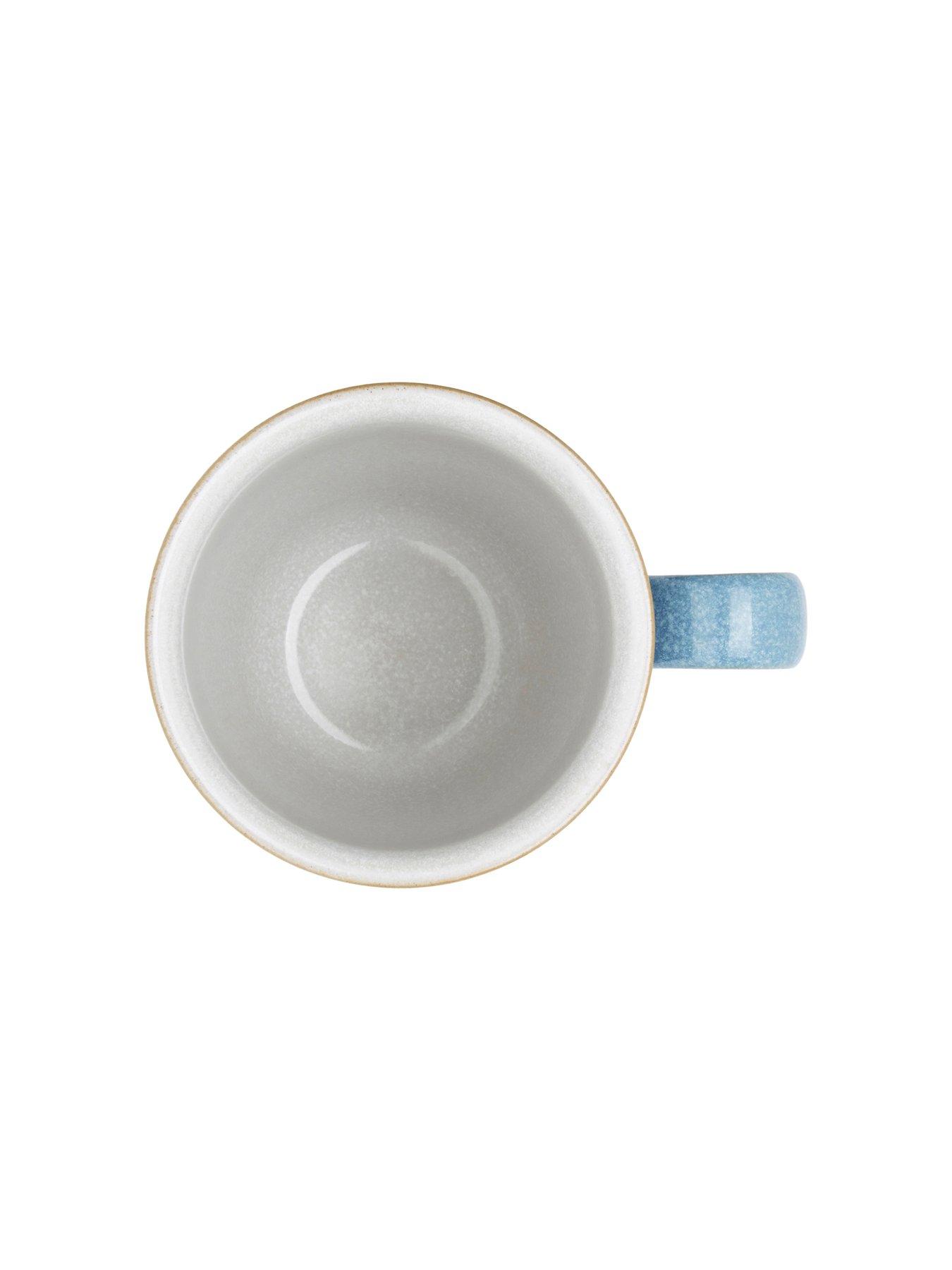 Image 3 of 5 of Denby Elements Set of 4 Coffee Mugs &ndash; Blue