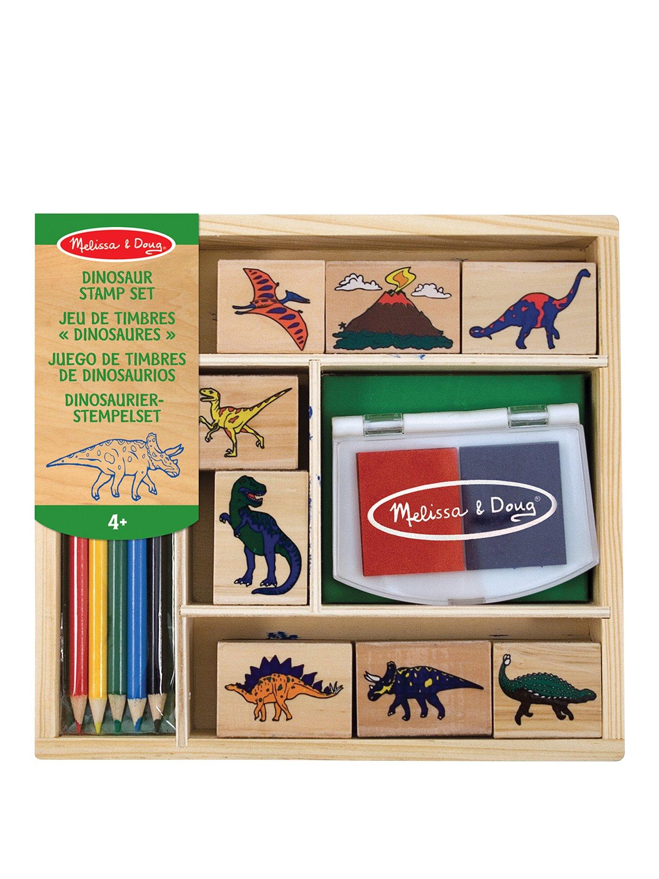 Image 1 of 5 of Melissa & Doug Dinosaur Stamp Set
