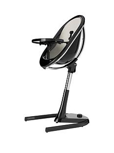 Mima Mima Moon Highchair & Junior Seat, Seat pads and Baby Headrest - Black