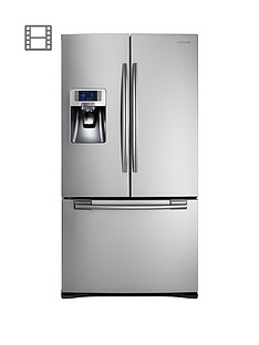 Samsung RFG23UERS1/XEU French Door Side By Side Fridge Freezer with Twin Cooling - Silver