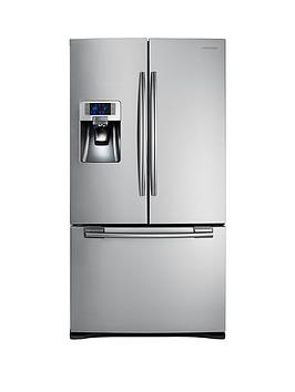 Samsung Rfg23Uers1/Xeu French Door Side By Side Fridge Freezer With Twin Cooling - Silver Best Price, Cheapest Prices