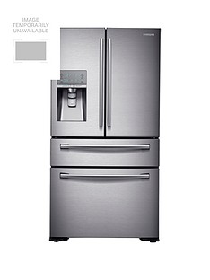 Samsung RF24HSESBSR/EU French Door Side By Side Fridge Freezer with SodaStream and 5 Year Samsung Parts and Labour Warranty - Silver