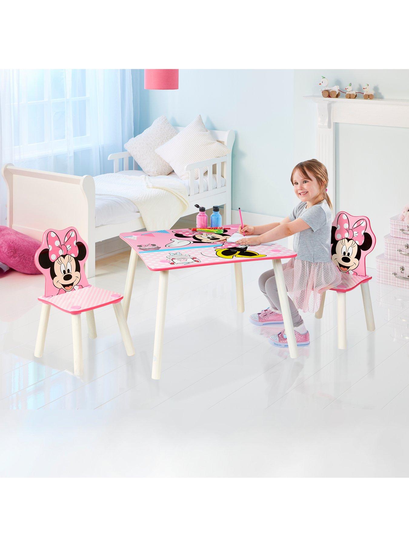 Minnie Mouse Table and 2 Chairs by HelloHome very.co.uk