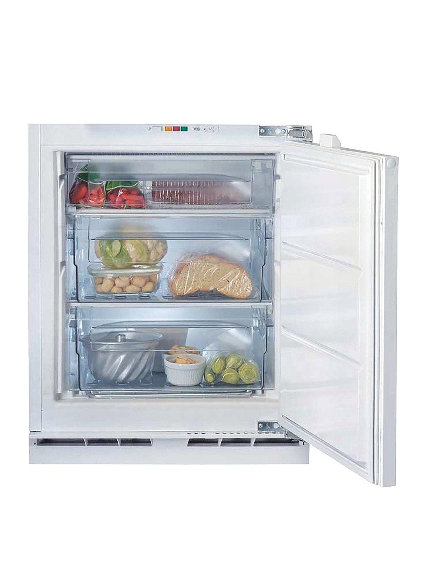 Product photograph of Indesit Iza1 60cm Built-in Under Counter Freezer - White - Freezer Only from very.co.uk