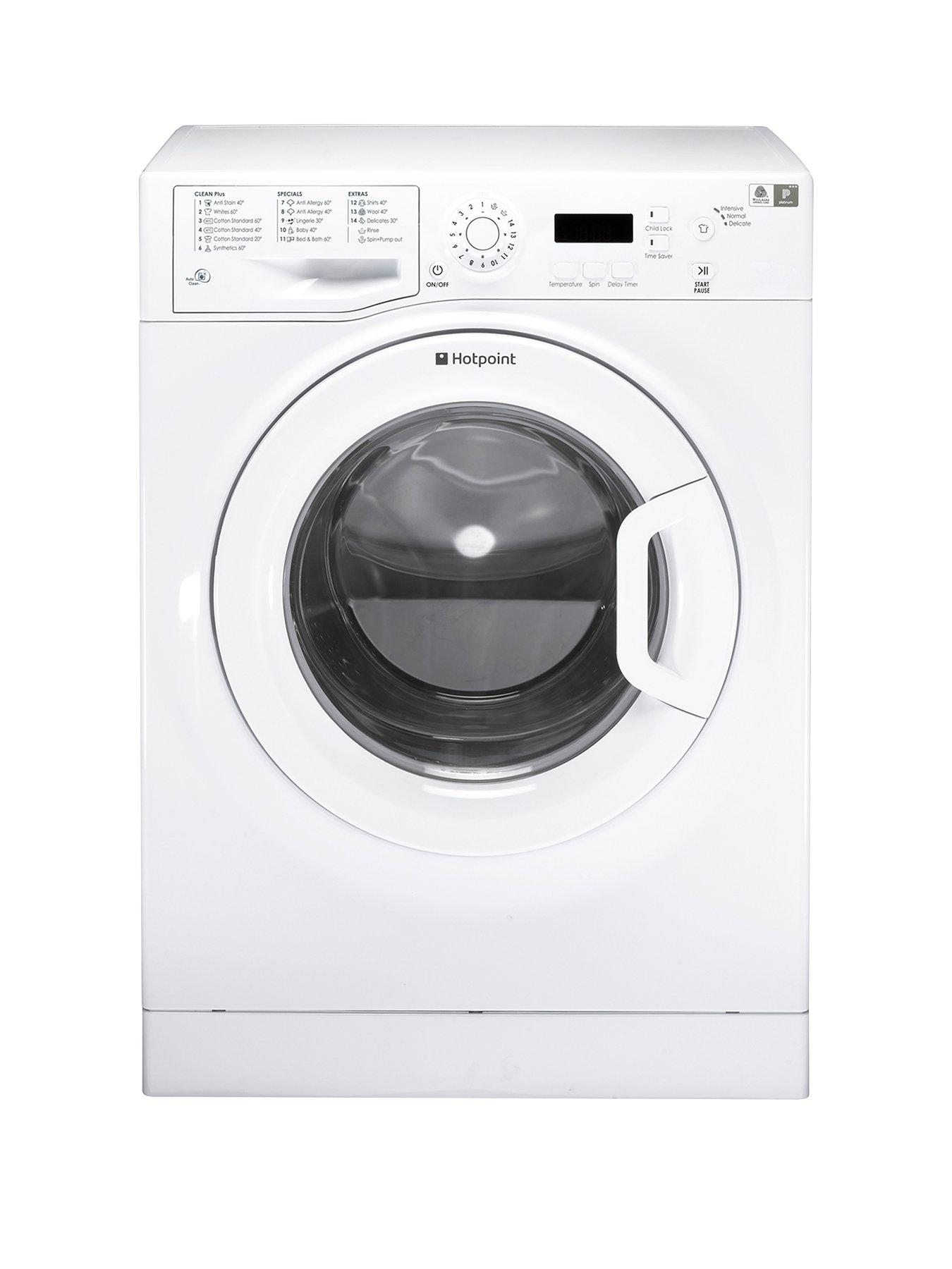 Hotpoint Aquarius Wmaqf721P 7Kg Load, 1200 Spin Washing Machine - White
