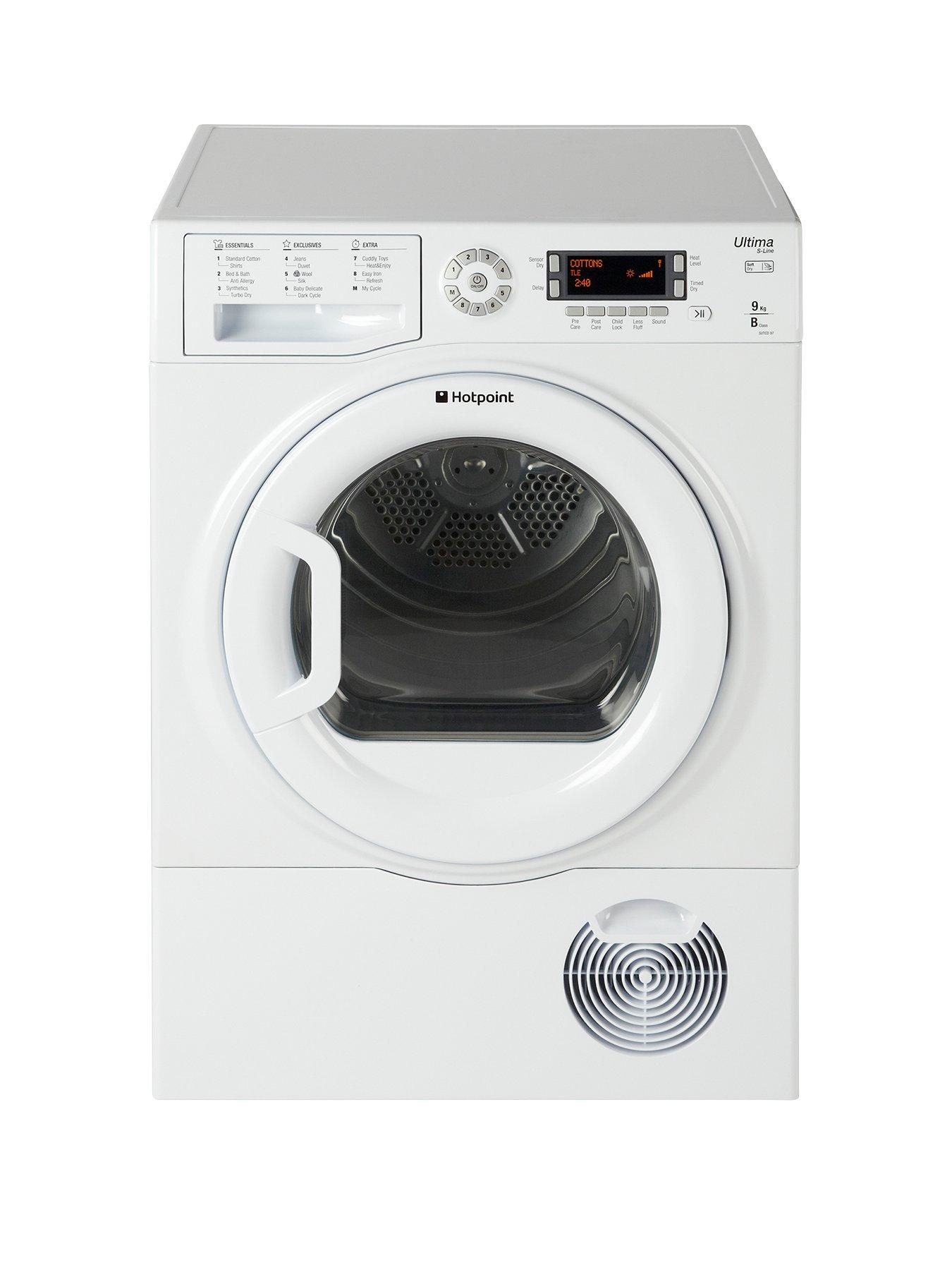 Hotpoint Ultima S-Line Sutcd97B6Pm 9Kg Sensor Condenser Tumble Dryer – White