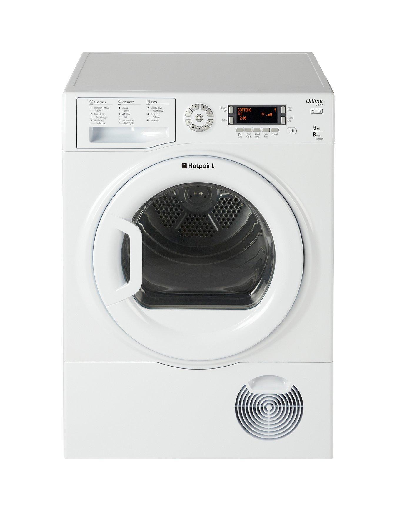 Hotpoint Ultima S-Line SUTCD97B6PM 9kg Sensor Condenser Tumble Dryer ...