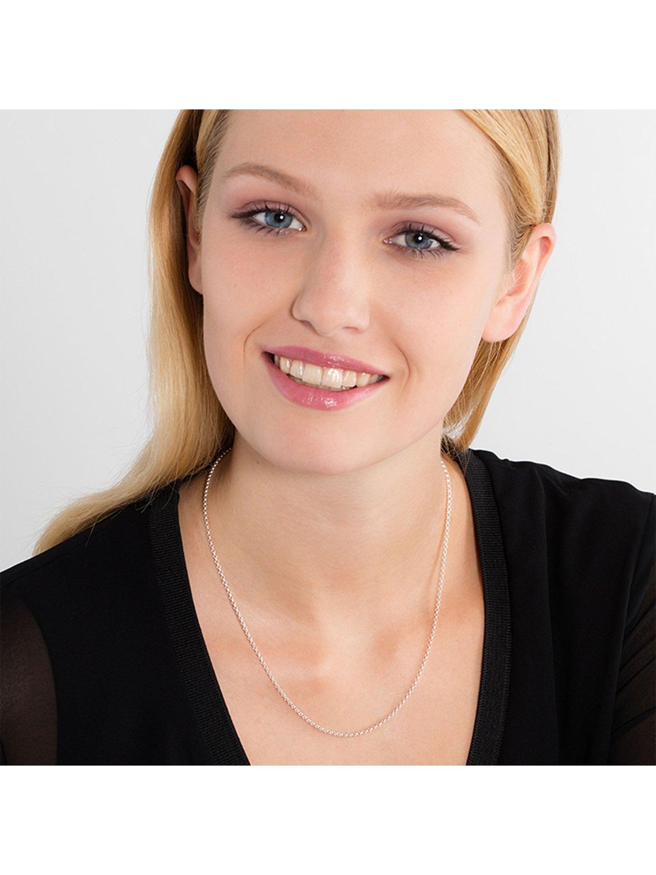 Image 2 of 4 of Thomas Sabo Sterling Silver Chain Necklace