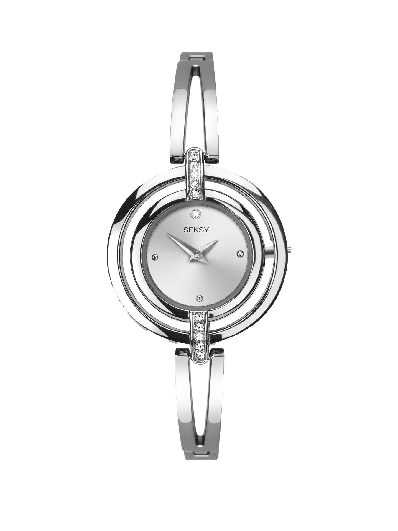 Seksy Silver Tone Dial Bracelet Ladies Watch Review