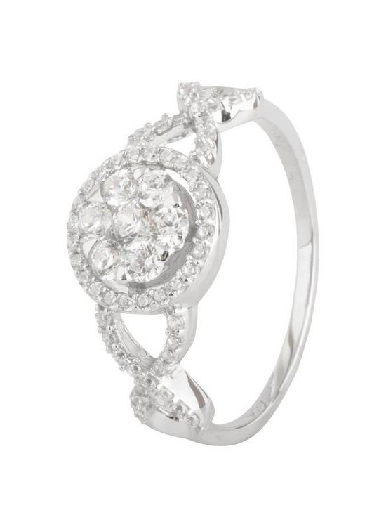 front image of the-love-silver-collection-sterling-silver-cubic-zirconianbspcluster-ornate-ring