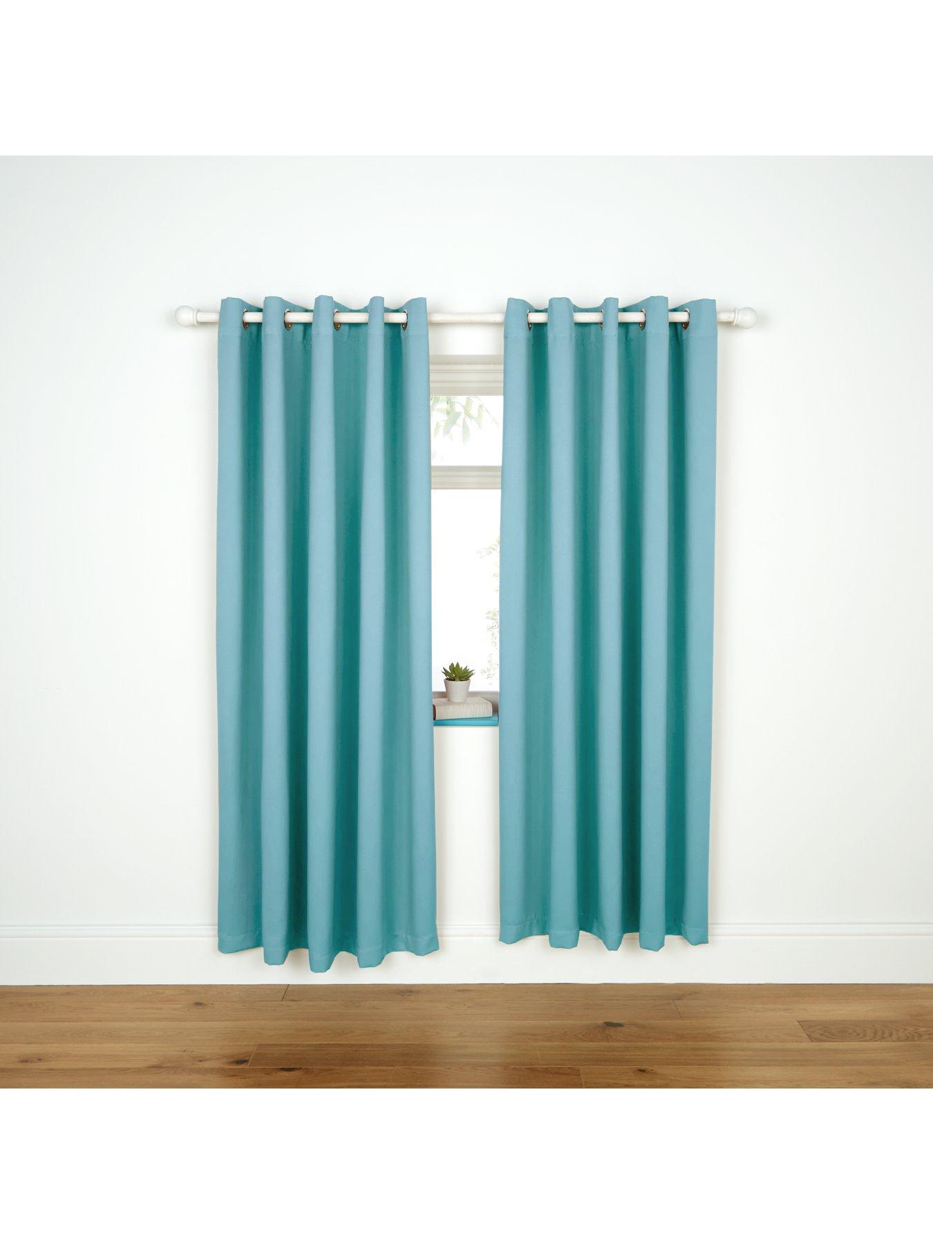 Product photograph of Kids Blackout Eyelet Curtains from very.co.uk