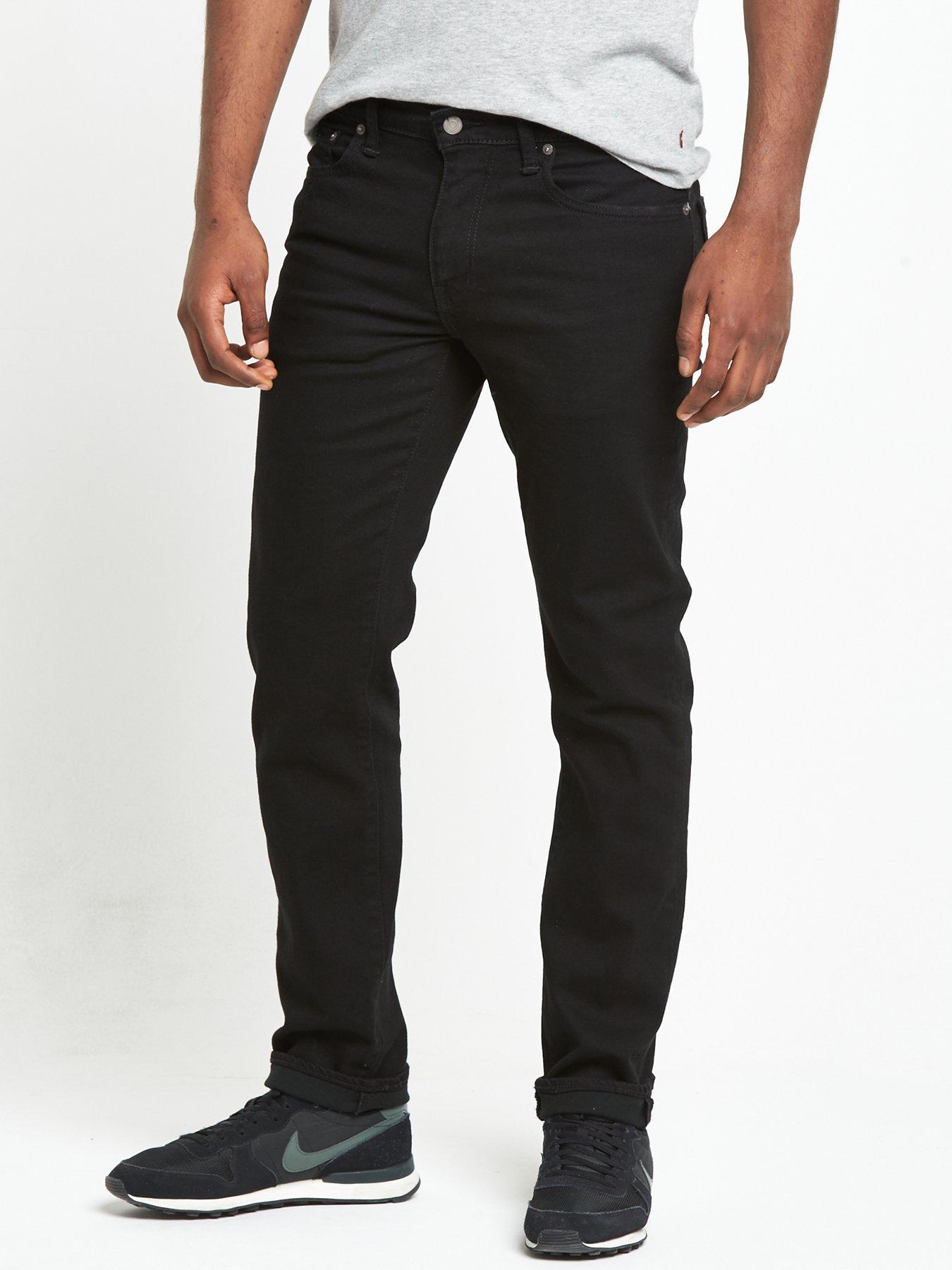 mens black slim fit levi jeans