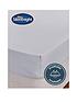  image of silentnight-easy-care-180-thread-count-cotton-rich-fitted-sheet-silver