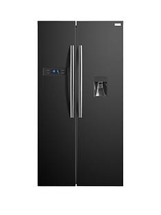 Russell Hobbs RH90FF176B-WD 176cm High 90cm Wide American-Style Fridge Freezer with Water Dispenser