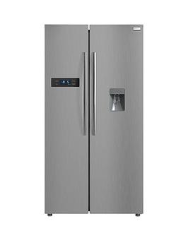 Russell Hobbs Rh90Ff176Ss-Wd American Style Freestanding Fridge Freezer With Free Extended Guarantee*