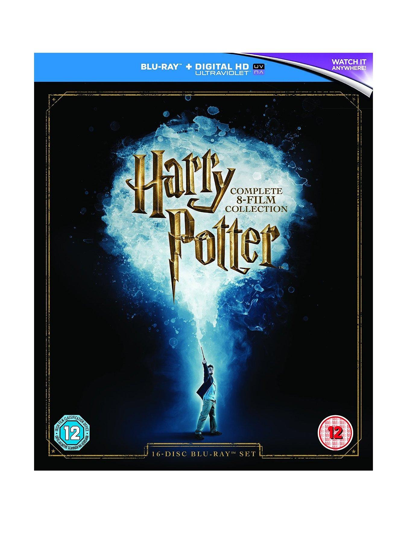 Harry Potter DVD/Blu-ray combo set of movies. Includes all movies in series