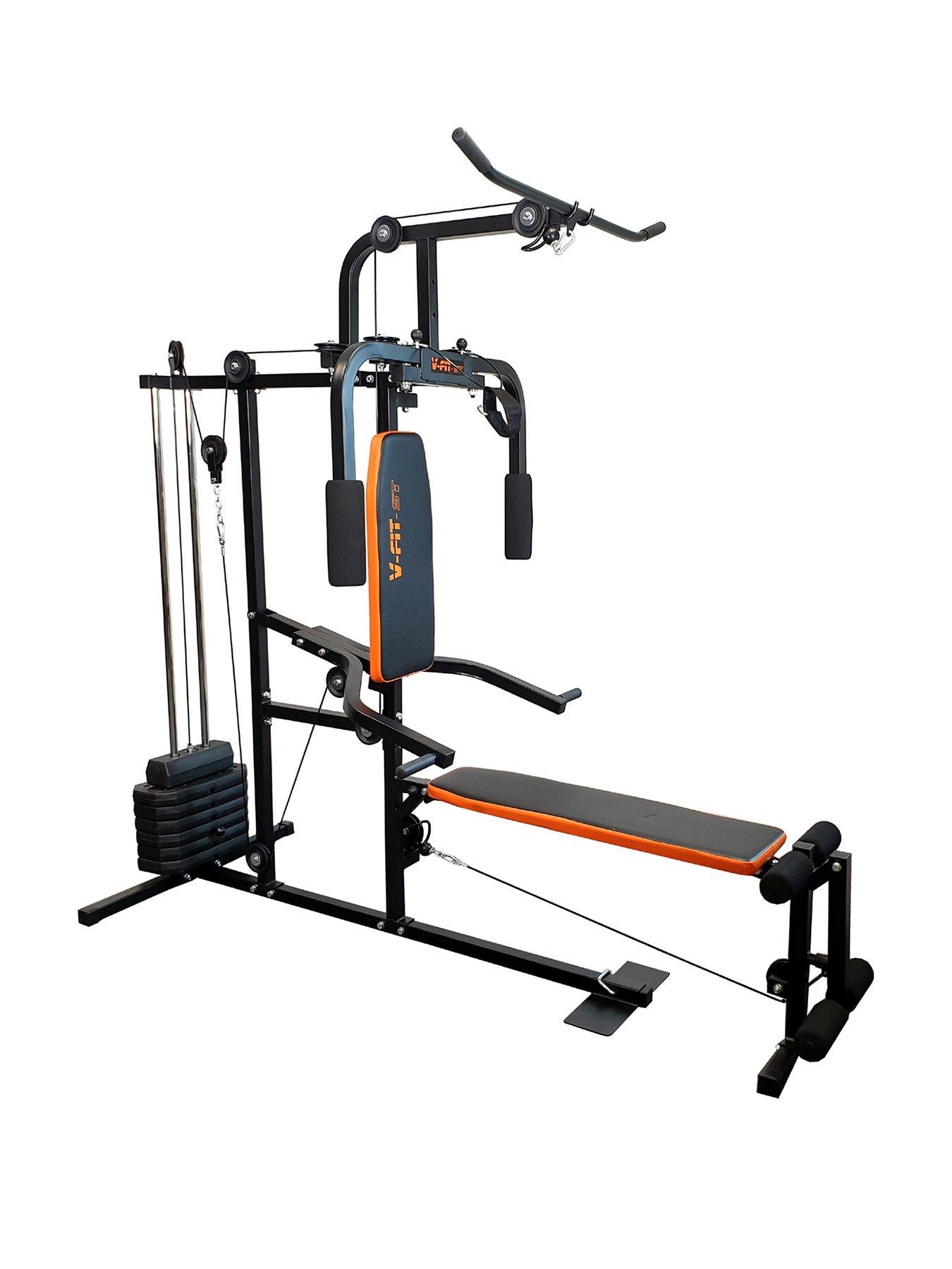 V Fit LFG2 Herculean Lay Flat Home Gym very