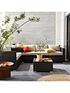  image of very-home-coral-bay-5-seaternbspcorner-garden-sofa-with-storage-and-table