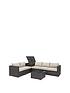  image of very-home-coral-bay-5-seaternbspcorner-garden-sofa-with-storage-and-table
