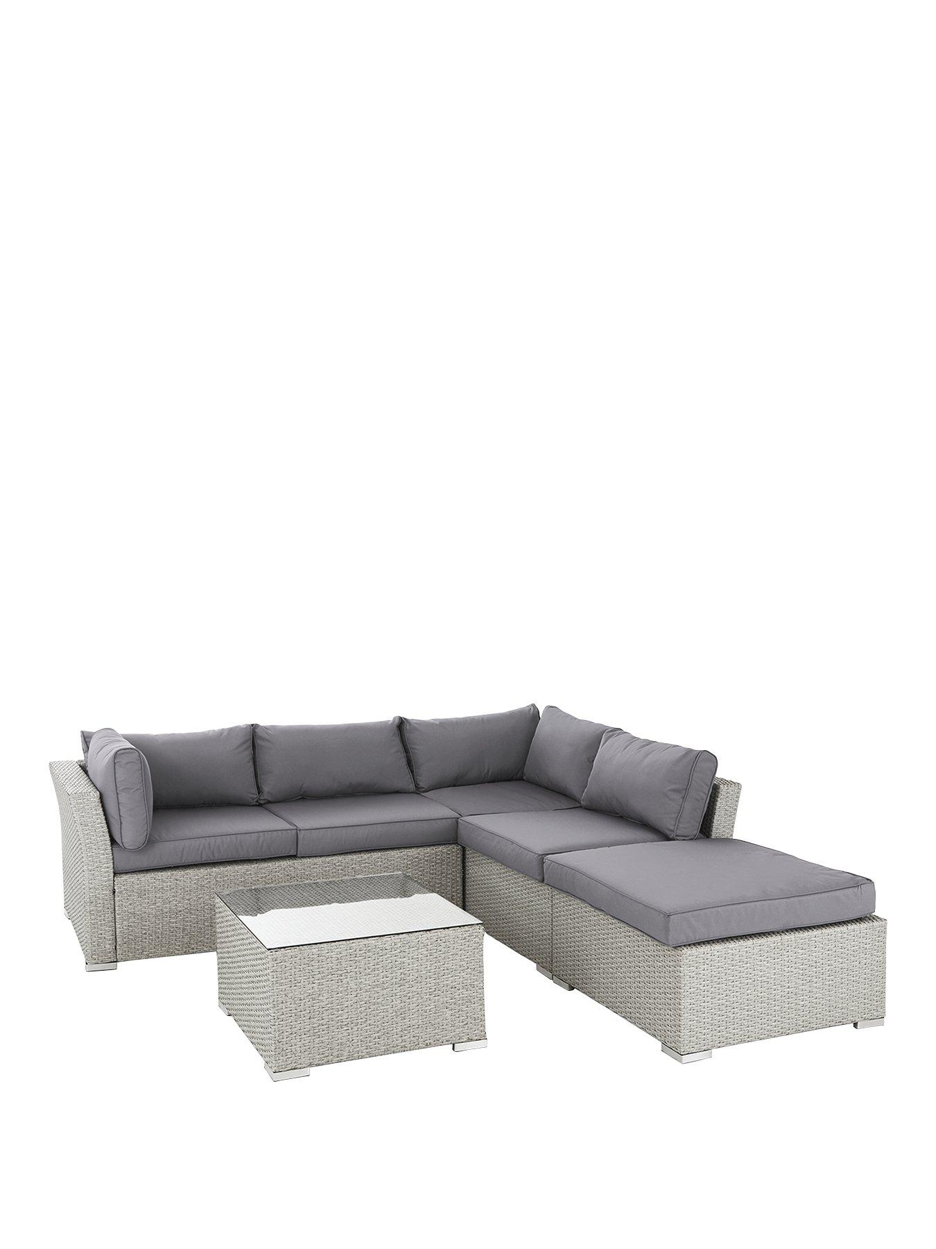 Athens 4 Piece Corner Set With Table And Chaise Very Co Uk