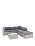  image of very-home-athens-4-piece-corner-set-with-table-and-chaise